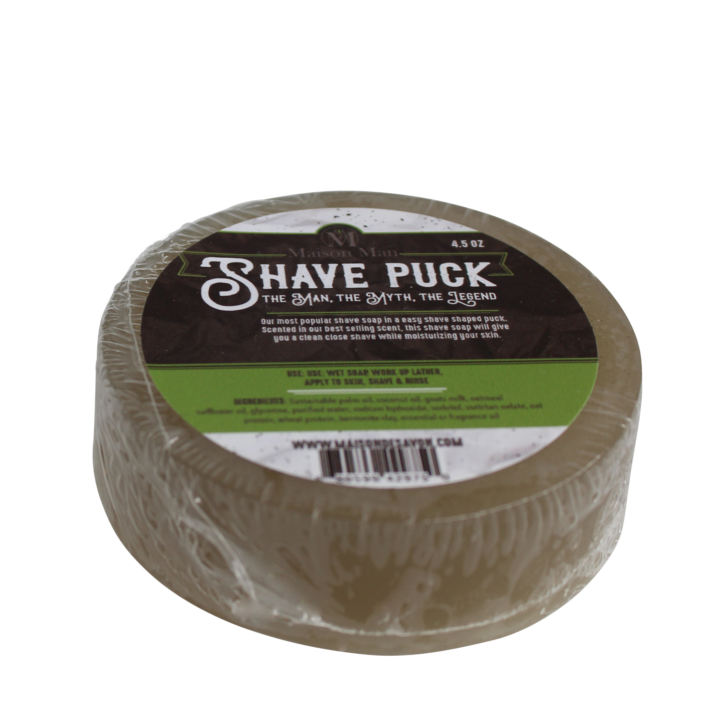 The Man, The Myth, The Legend Shave Soap Puck & Dish