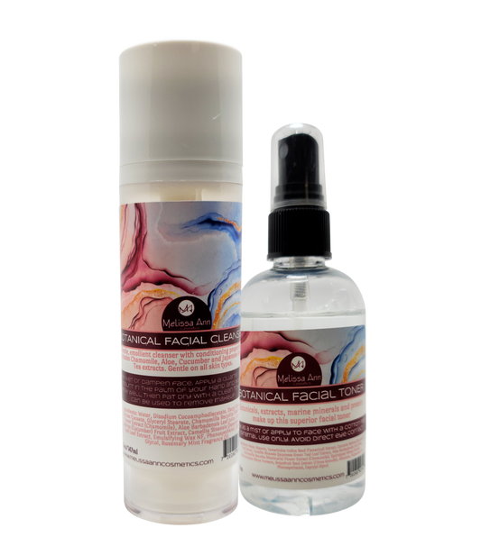 Botanical Facial Cleanser & Facial Toner Duo