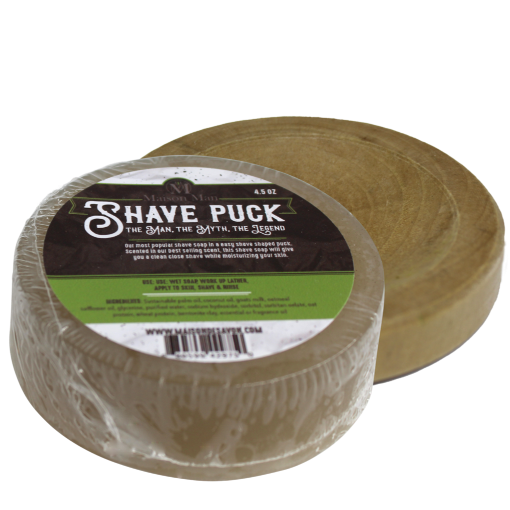 The Man, The Myth, The Legend Shave Soap Puck & Dish
