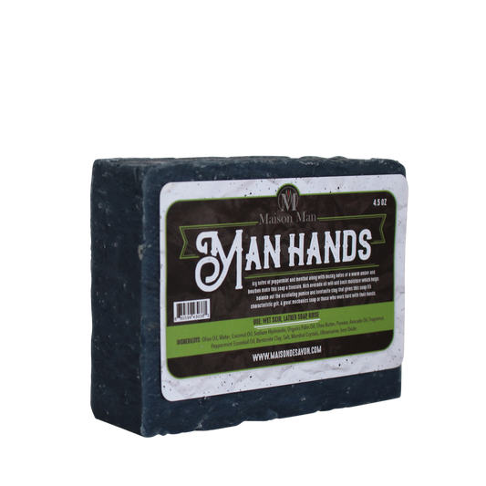 Man Hands Soap